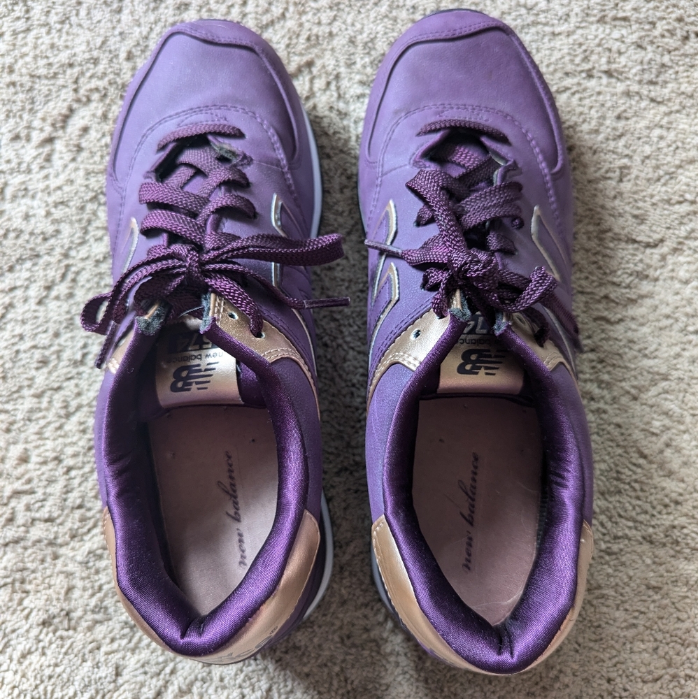 New Balance Purple Athletic Shoes